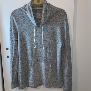 Cowl Neck Pullover Sweatshirt (M)